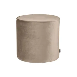 Poefs & Krukjes<WOOOD Poef Sara Khaki - Ø 46 cm