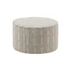 Poefs & Krukjes<WOOOD Poef Sarli Naturel / Beige - Ø 60 cm