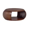 Salontafels<WOOOD Salontafel Cole Bruin - Ø 72 cm