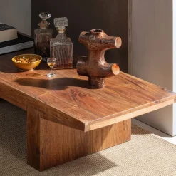Salontafels<WOOOD Salontafel Eron Bruin - 152x48 cm