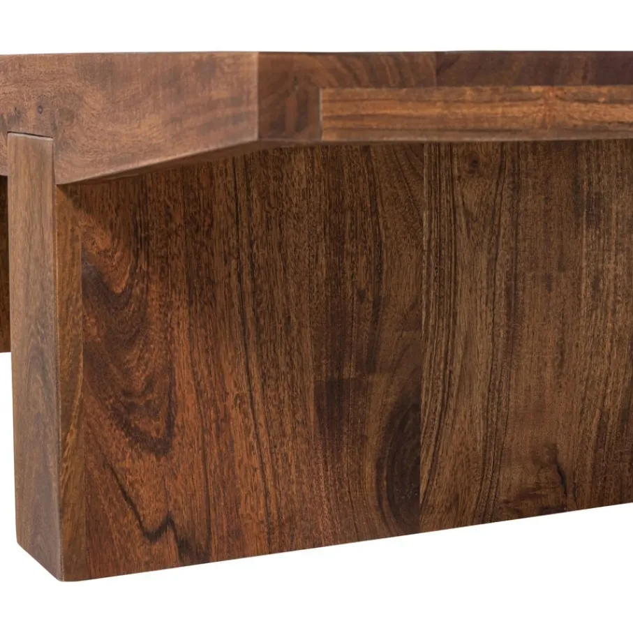Salontafels<WOOOD Salontafel Eron Bruin - 152x48 cm