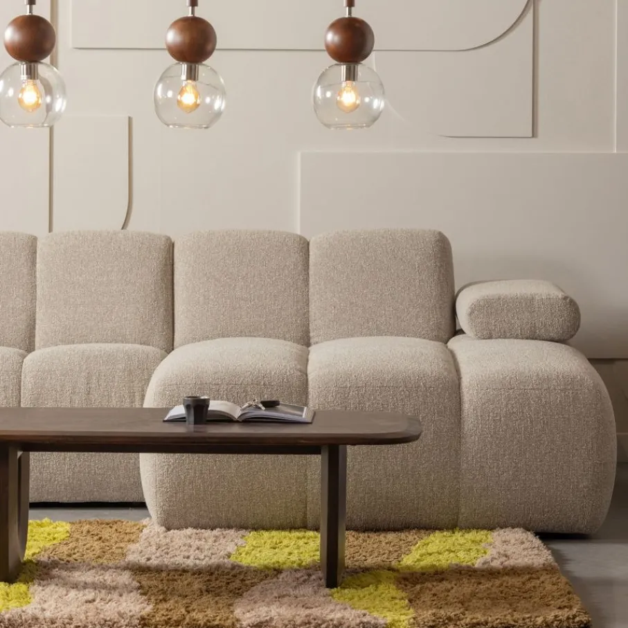 Salontafels<WOOOD Salontafel Frequent Donkerbruin - 120x60 cm