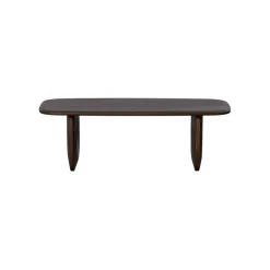 Salontafels<WOOOD Salontafel Frequent Donkerbruin - 120x60 cm