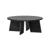 Salontafels<WOOOD Salontafel Fries Zwart - Ø 90 cm
