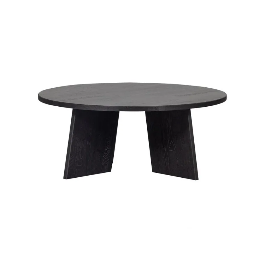 Salontafels<WOOOD Salontafel Fries Zwart - Ø 90 cm