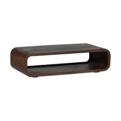 Salontafels<WOOOD Salontafel Kinu Donkerbruin - 120x60 cm