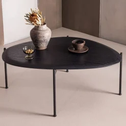 Salontafels<WOOOD Salontafel Kota Zwart - 92x67 cm