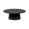 Salontafels<WOOOD Salontafel Maan Donkerbruin - Ø 100 cm