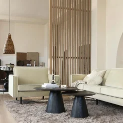 Salontafels<WOOOD Salontafel Posture Zwart - 120x80 cm