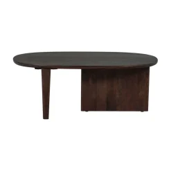 Salontafels<WOOOD Salontafel Seam Walnoot - 110x60 cm