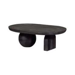 Salontafels<WOOOD Salontafel Steppe Zwart - 110x72 cm