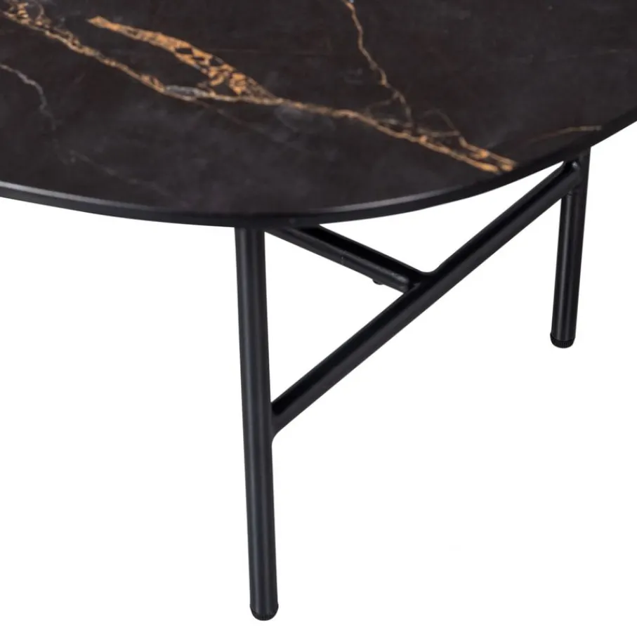 Salontafels<WOOOD Salontafel Vajen Zwart - 80x60 cm