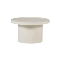 Salontafels<WOOOD Salontafel Veluna Zand - Ø 70 cm