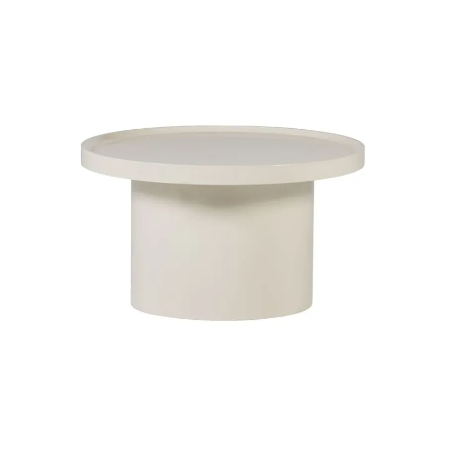 Salontafels<WOOOD Salontafel Veluna Zand - Ø 70 cm