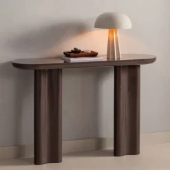 Sidetables<WOOOD Sidetable Evara Donkerbruin - 120x80x35 cm