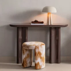 Sidetables<WOOOD Sidetable Evara Donkerbruin - 120x80x35 cm
