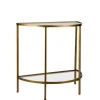 Sidetables<WOOOD Sidetable Goddess Goud - 75x37x75 cm