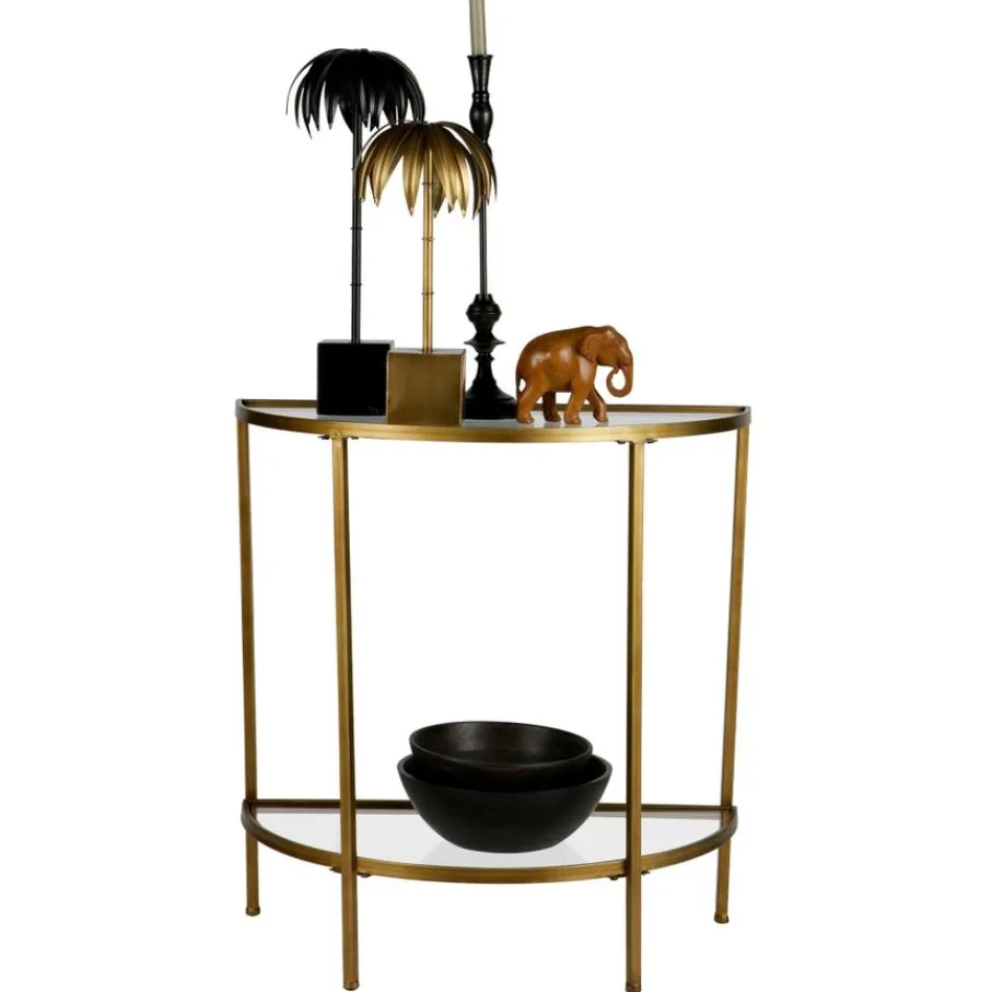 Sidetables<WOOOD Sidetable Goddess Goud - 75x37x75 cm