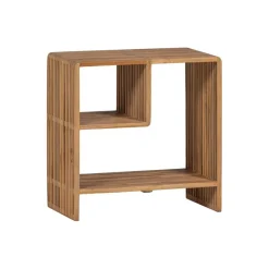 Sidetables|Bijzettafels<WOOOD Sidetable Jasmijn Bruin - 55x55x30 cm