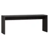 Sidetables<WOOOD Sidetable Maan Donkerbruin - 200x75x45 cm