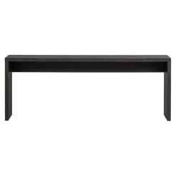 Sidetables<WOOOD Sidetable Maan Donkerbruin - 200x75x45 cm