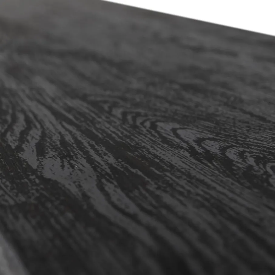 Sidetables<WOOOD Sidetable Maan Donkerbruin - 200x75x45 cm