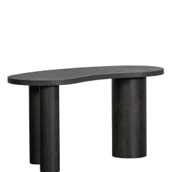 Bureaus|Sidetables<WOOOD Sidetable Maan Donkerbruin - 150x75x70 cm