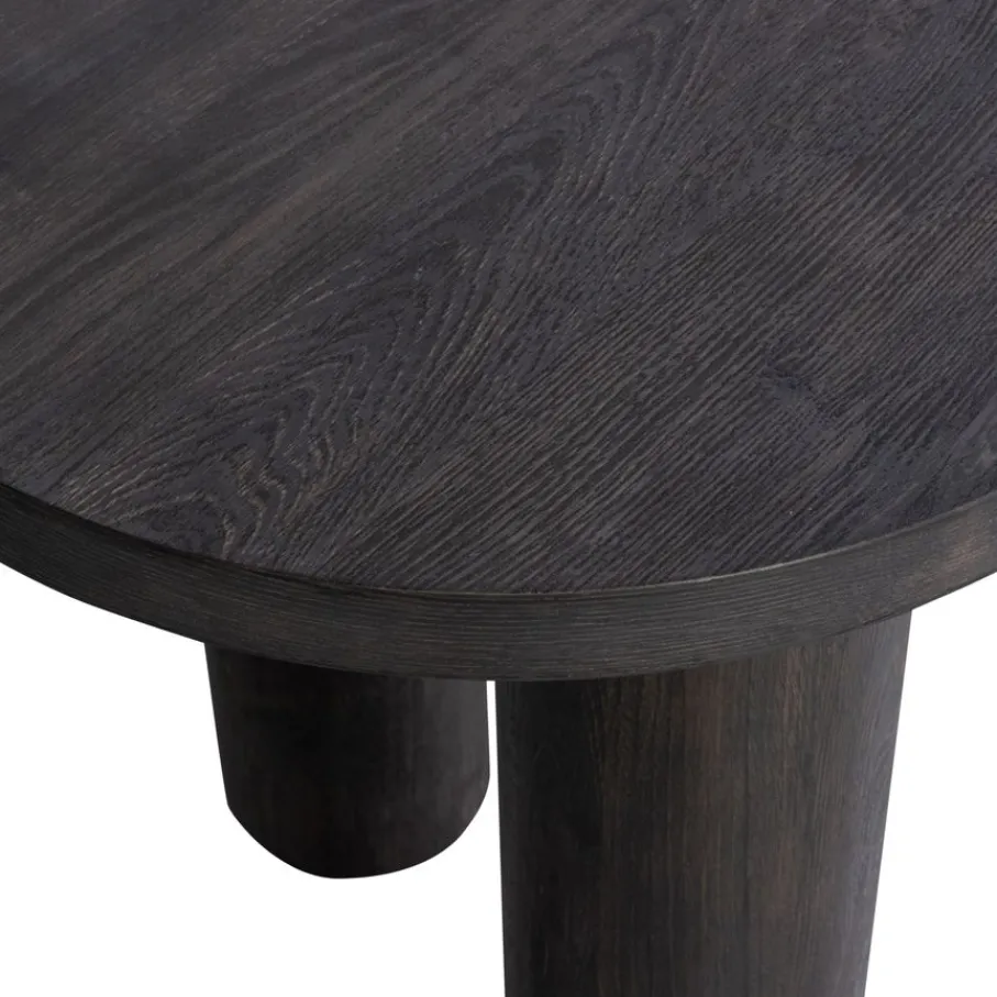 Bureaus|Sidetables<WOOOD Sidetable Maan Donkerbruin - 150x75x70 cm