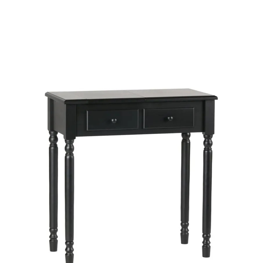 Sidetables<WOOOD Sidetable Romy Zwart - 75x78x38 cm