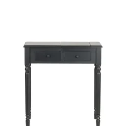 Sidetables<WOOOD Sidetable Romy Zwart - 75x78x38 cm
