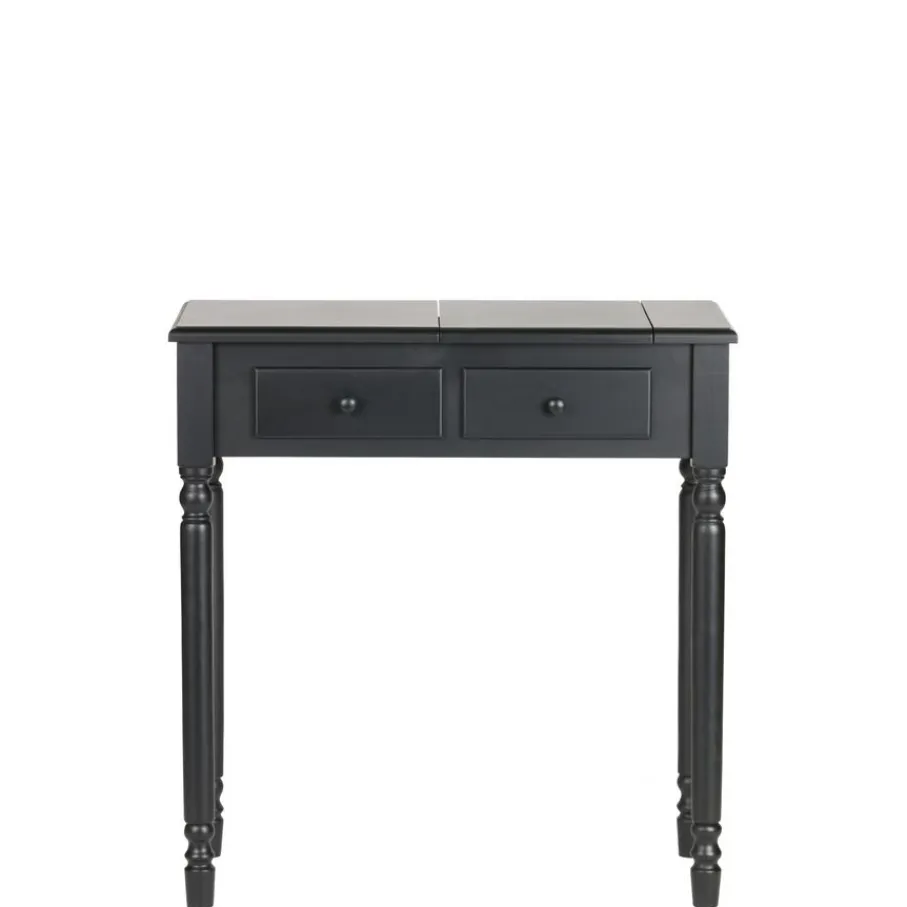 Sidetables<WOOOD Sidetable Romy Zwart - 75x78x38 cm