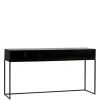 Sidetables<WOOOD Sidetable Silas Zwart - 140x74x40 cm