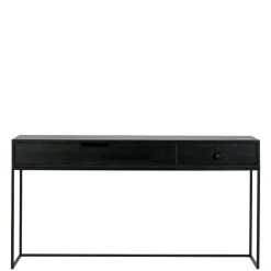 Sidetables<WOOOD Sidetable Silas Zwart - 140x74x40 cm