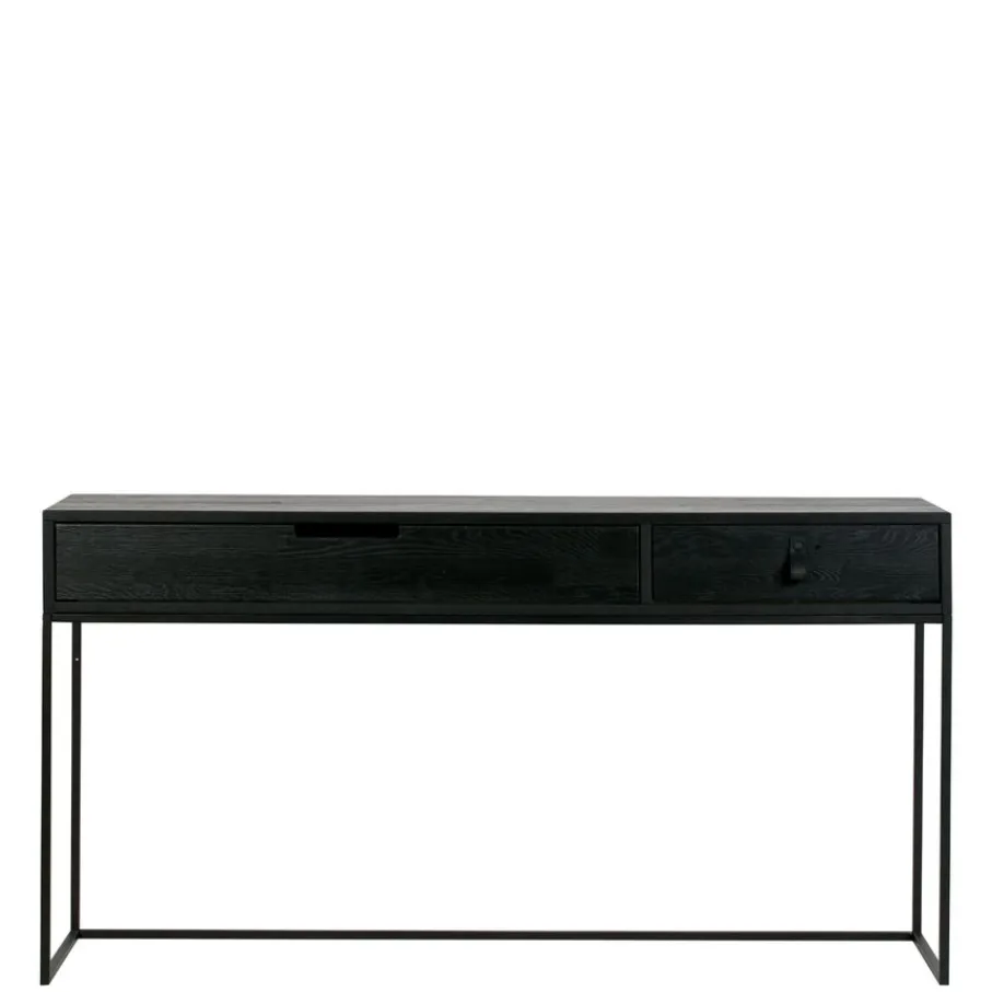 Sidetables<WOOOD Sidetable Silas Zwart - 140x74x40 cm