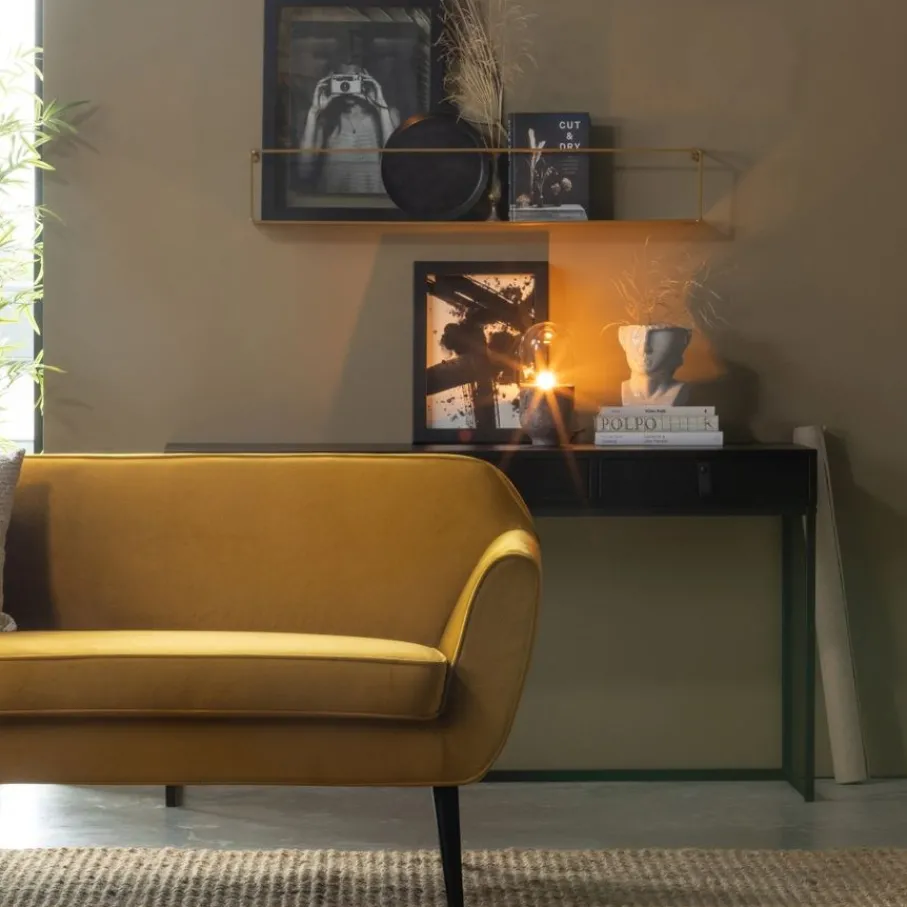 Sidetables<WOOOD Sidetable Silas Zwart - 140x74x40 cm