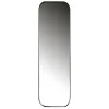 Spiegels<WOOOD Spiegel Doutzen Zwart - 40x170 cm