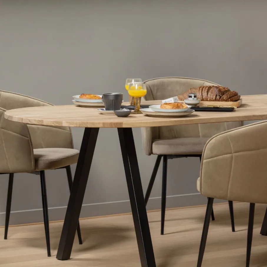 Tafelbladen<WOOOD Tafelblad Tablo Naturel - 220x90 cm