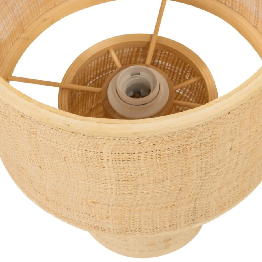 Tafellampen<WOOOD Tafellamp Syro Beige - E27 - 38 cm hoog