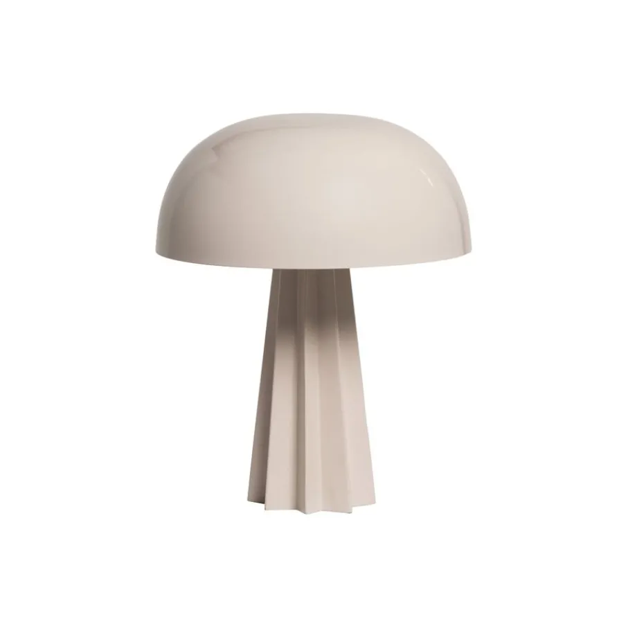 Tafellampen<WOOOD Tafellamp Virel Lichtgrijs - E27 - 29 cm hoog