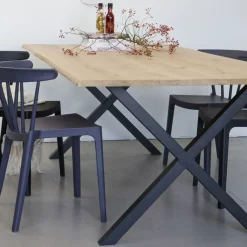 Tafelpoten<WOOOD Tafelpoot Tablo Zwart