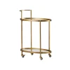 Opbergkasten<WOOOD Trolley Push Goud