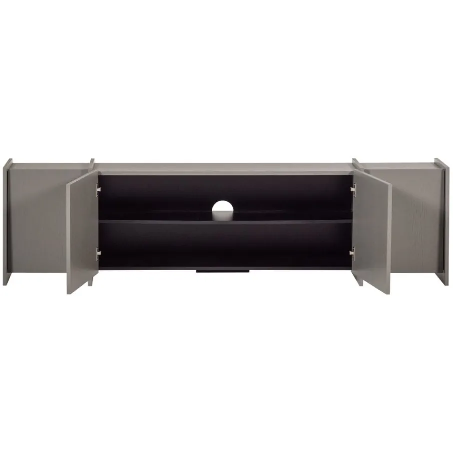 Tv-Meubels<WOOOD TV-meubel Brock Warmgrijs - 200x53x44 cm