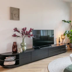 Tv-Meubels<WOOOD TV-meubel Finca Zwart - 78x40x40 cm