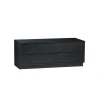 Tv-Meubels<WOOOD TV-meubel Finca Zwart - 100x40x40 cm