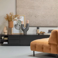 Tv-Meubels<WOOOD TV-meubel Finca Zwart - 100x40x40 cm