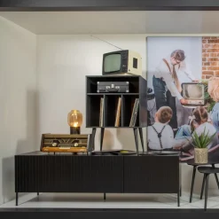Tv-Meubels<WOOOD TV-meubel James Zwart - 60x83x44 cm
