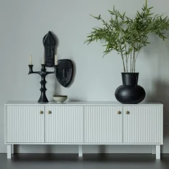 Tv-Meubels<WOOOD TV-meubel Madu Grijs - 160x56x46 cm