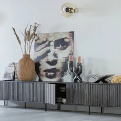 Tv-Meubels<WOOOD TV-meubel New Gravure Bruin - 100x56x44 cm