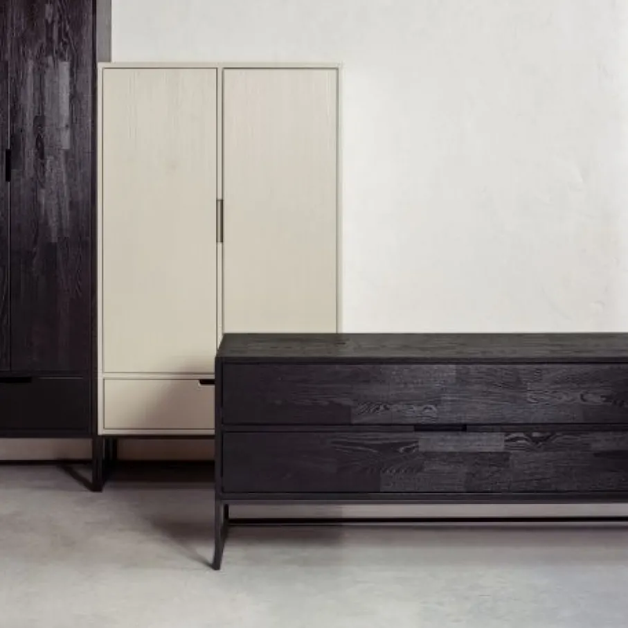 Tv-Meubels<WOOOD TV-meubel Silas Zwart - 180x61x44 cm