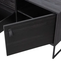 Tv-Meubels<WOOOD TV-meubel Silas Zwart - 180x61x44 cm